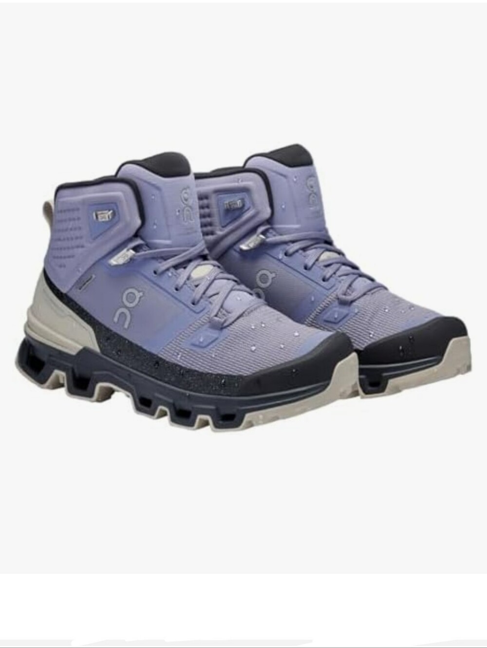 On Cloudrock 2 Waterproof Women's Hiking Boots Feather/Black 63.97665